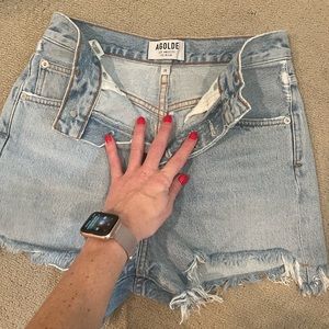 Agolde denim shorts